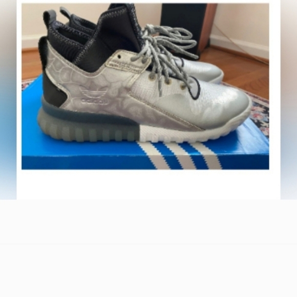 adidas Other - Adidas Men's Silver and Black Sneakers